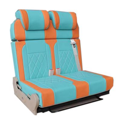 China Caravan Folding Campervan Double Seat High Backrest Bed Seat Van Rv Modified Car Seats for sale