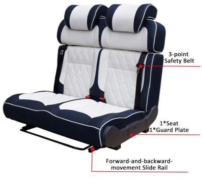 China Reclining Rv Modified Car Seats Mpv Van 2 Seat 3 Seat Sofa Bed for sale