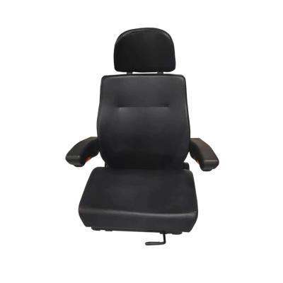 China Simple Type Seat Construction Machinery Equipment With Headrest Armrest for sale