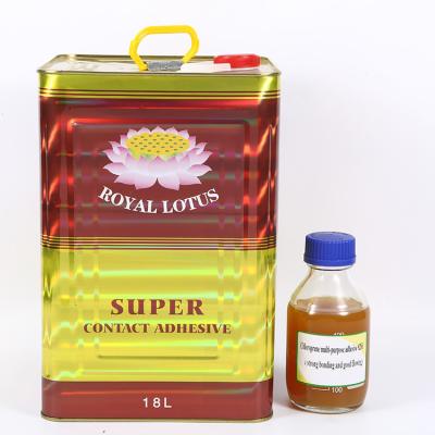 China Super Mattress Low Odor Spray Glue Light Yellow Liquid SGS Certificate for sale