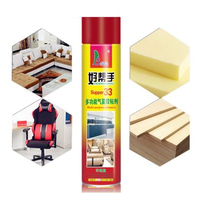 China 2021 esponja estupenda vendedora caliente Sofa Leather Spray Adhesive Glue en venta
