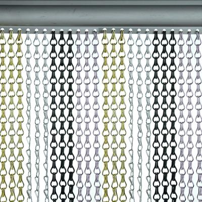 China Custom Wholesale Blackout Metal Stainless Steel Ball Chain Curtain Metal Drapes for sale