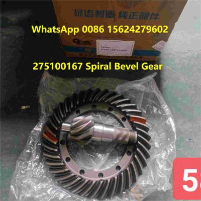 中国 275100167 Spiral Bevel Crown Wheel Pinion Gear XCMG ZL150GN Wheel Loader Spare Parts 販売のため