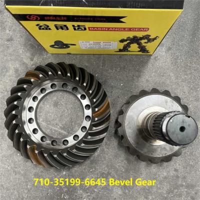 中国 710-35199-6645 Bevel Gear HOWO Truck Parts 27/18 Pinion And Crown Wheel Spiral Bevel Gear 27/18 販売のため