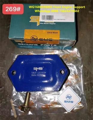 China WG1680590095 HOWO Truck Parts A7 Front Engine Support Mounting Bracket for sale