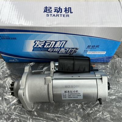 Chine Moteur de démarrage de moteur WEICHAI Parties de moteur 612600090293 Pour SINOTRUK SHACMAN 24V à vendre
