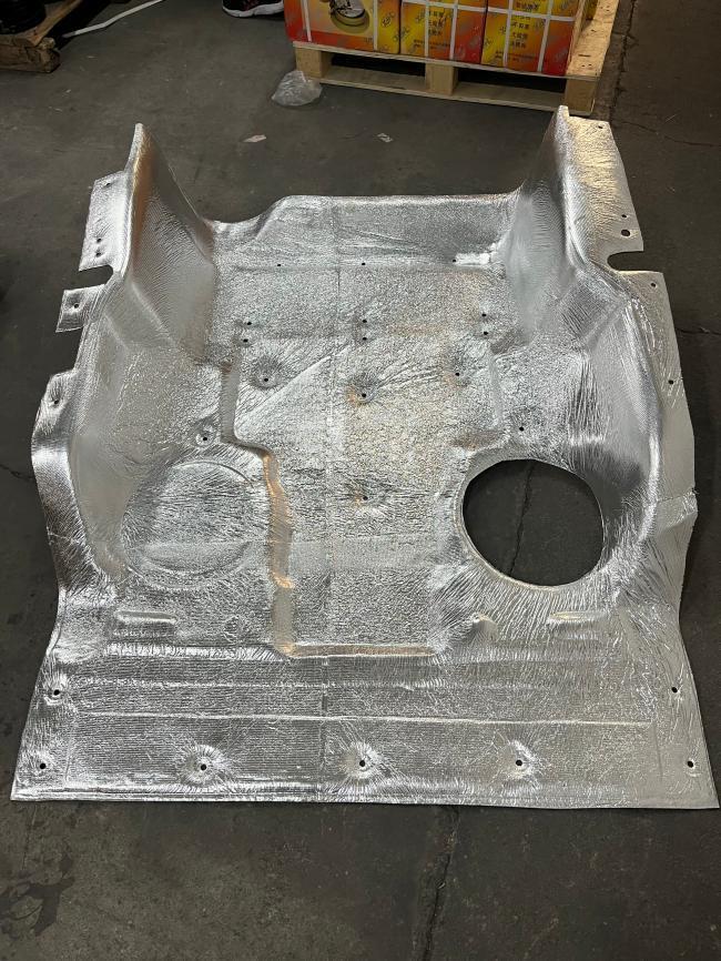 Side view of Under Hood Heat Shield DZ13241690021