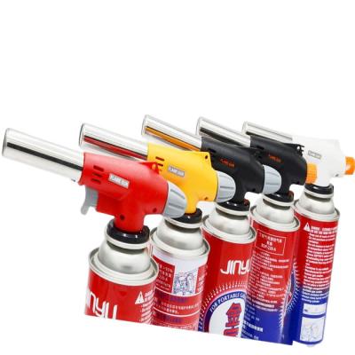 China Culinary Butane Bottle Blow Torch Adjustable Flame Lighter Gun for sale