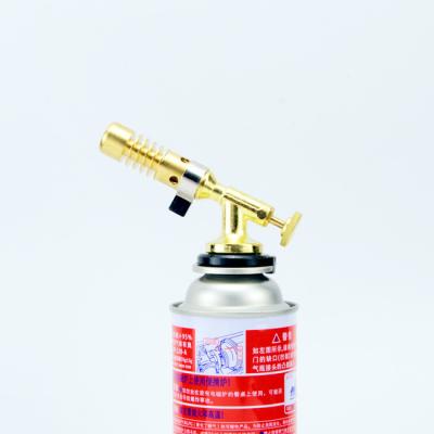 China Luz de soplete de gas de soldadura de pistola de llama de cobre amarillo temperatura alta de 1300 grados en venta