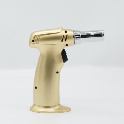 China Scorch Torch Flambing Single Flame Butane Refillable Torch Lighter Cigar for sale
