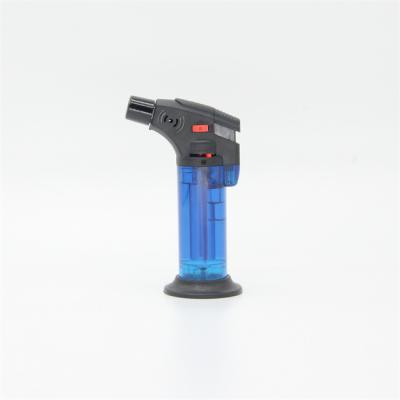 China Single Flame Windproof Bartender Torch Jet Lighter Assorted Color Cigar Torch Lighter for sale