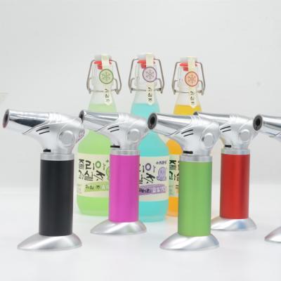 China Five Color Chef Butane Torch Refillable Grill Lighter Cooking Baking Adjustable for sale