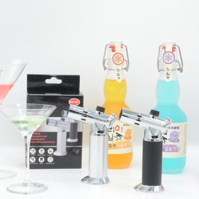 China Safety Switch Creme Brulee Gas Burner Kitchen Mini Blow Torch For Baking One Hand for sale