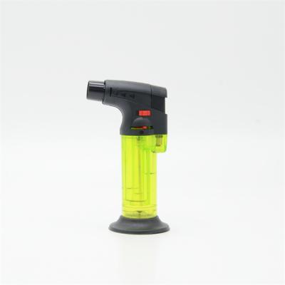 China Windproof Kitchen Flame Lighter Customize Butane Torch Cooking for sale