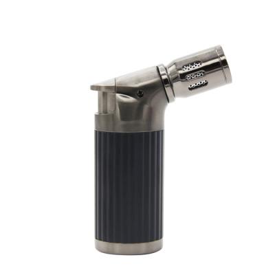 China Quad Flame Cigar Butane Gas Micro Blow Torch Lighter For Cigarette Smokiing for sale