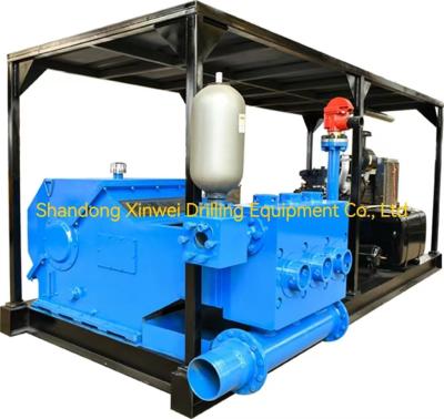 China Three Cylinder Reciprocating Mud Pump 2200hp HDD Mud Recycling System for sale
