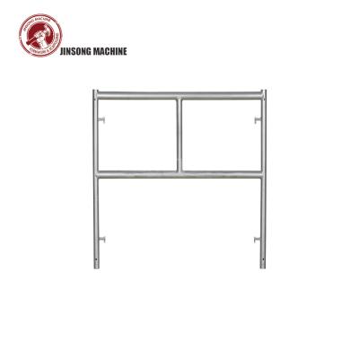 China Galvanized 1219mm Mason walkthrough H frame scaffold for Construction for sale