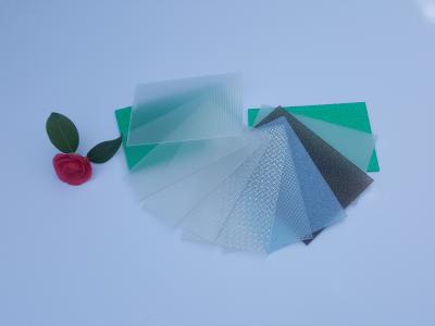 China Hoja sólida de policarbonato colorido para terraza acristalada y cobertizo Greenhuose en venta