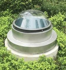 China Polycarbonate RV Skylight Dome Replacement Transparent Round Skylight Dome for sale