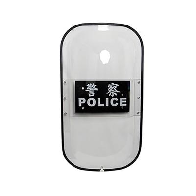 China PC Anti Riot Shield Transparent Polycarbonate Shield Security Protection Equipment for sale
