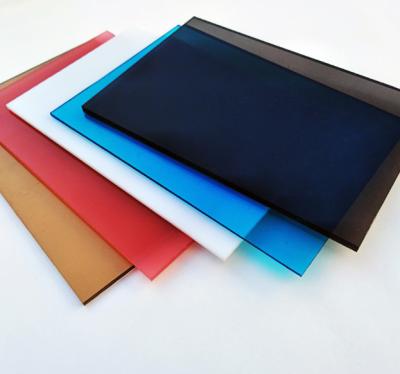 China 8mm 15mm Polycarbonate Solid Sheet PC Sheet Solid Sheet For Sunshield Roofing Cover for sale