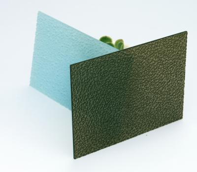 China Folha fosca de policarbonato verde bronze Folha leve PC sólida para uso interno à venda