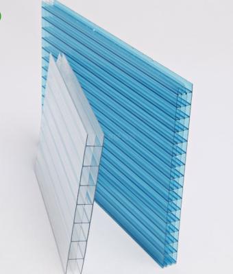China los paneles cristalinos del policarbonato de 14m m 16m m 18m m para el invernadero en venta