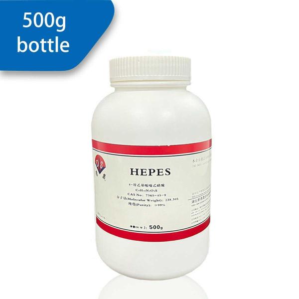 Quality 99% HEPES Cas 7365-45-9 Biological Buffer Solution White Crystalline Powder for sale