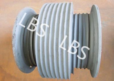 China Stainless Steel Variable Diameter Wire Rope Drum For Hoist Machinery for sale