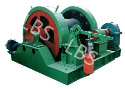 China Low Speed Electric Rope Winch For Lifting / Dragging , Electric Marine Winch for sale