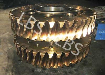 China Brass Alloy Steels Aluminum Double Helical Gear For Transmission for sale
