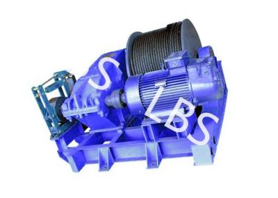 China Customized LBS Groove Drum Light Duty Electric Winch 5 Ton With Little Noise for sale