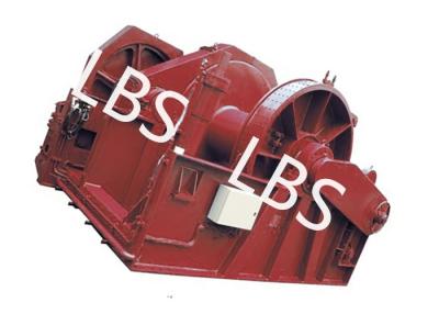China 50 Ton Hydraulic Crane Winch Signle / Double Drum For Marine Cargo Ship Boat Vessel for sale