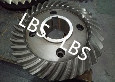 China Spiral Bevel Double Helical Gear Shaft Polishing Anodic Oxidation for sale