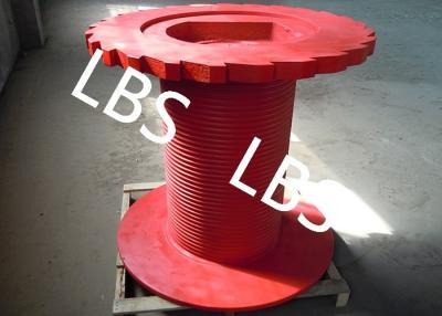 China Lifting Winch LBS Grooved Drum Offshore Platform Crane Drum for sale