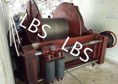 China Wire Rope Offshore Boat Lifting Winch Wireline Winch With Spooling Device for sale