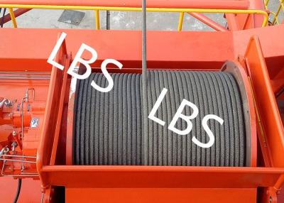 China High Efficiency Carbon Steel Tower Hoist Winch With LBS Grooved Drum for sale