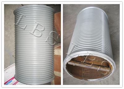 China Pulling Wire Rope Barrel In Varied Winch With LBS Grooved Design for sale