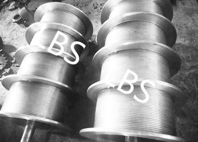 Cina Tambo di corda di filo di acciaio ad alte prestazioni completamente lavorato LBS Tambo a scanalatura in vendita