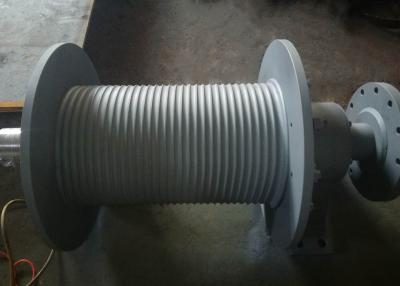 China Zinc Rich Primer Painting Cable Winch Drum For Hoist And Towing Winch for sale