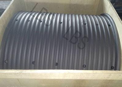 China Light Material Wire Rope Sleeve Drum Shells With 900mm Diameter for sale