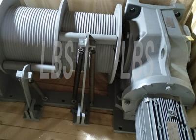 Chine machine électrique de treuil du tambour 190MM du double 5T avec le frein de secours à vendre