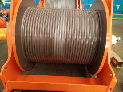 China Diameter 48mm Lebus Rope Grooves Machined In Crane Winch Drum for sale