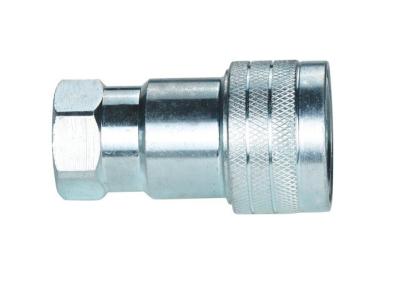China Ball Valve Quick Attach Hydraulic Couplers KZEB-SF Series Cr3 Zinc Plated for sale