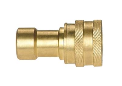 China Brass Quick Release Hydraulic Couplings KZD-SF Series For ISO 7241-1 B Interchange for sale
