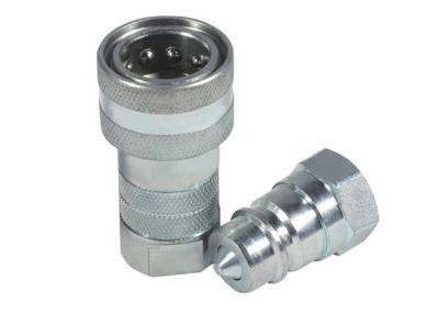 China 1/4” - 1” Hydraulic Quick Connect Couplings Manual Sleeve Locking Balls Connection KPC for sale