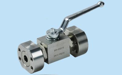 China 1'' Carbon Steel Hydraulic Valves High Pressure BKH & MKH Ball Valve With SAE - Flange for sale