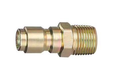 China Steel Straight Through Hydraulic Quick Connect Plug Male Thread ST Series for sale