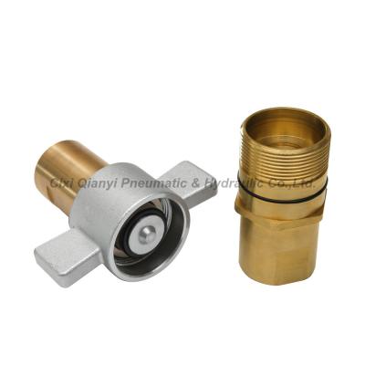 China Brass Female Threaded Coupling QKTF Series WP 3625 Psi for Building Construction for sale