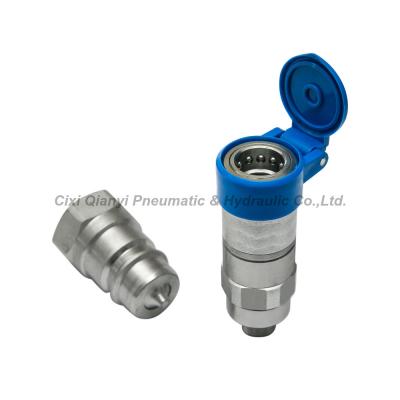 China Hydraulic push fittings, High Flow Rate Hydraulic Quick Couplers, KZAF Series for sale